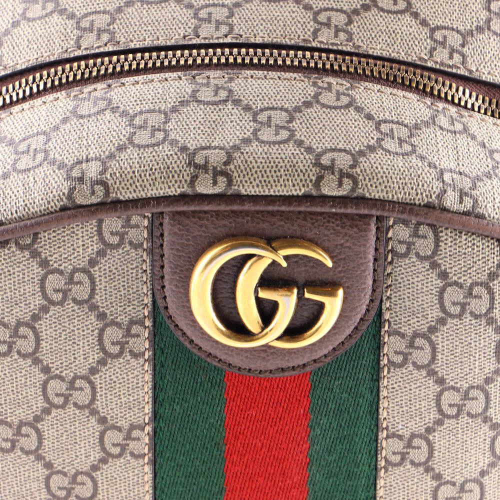Gucci Ophidia Backpack Gg Coated Canvas #243488G17B - Picture 6 of 8